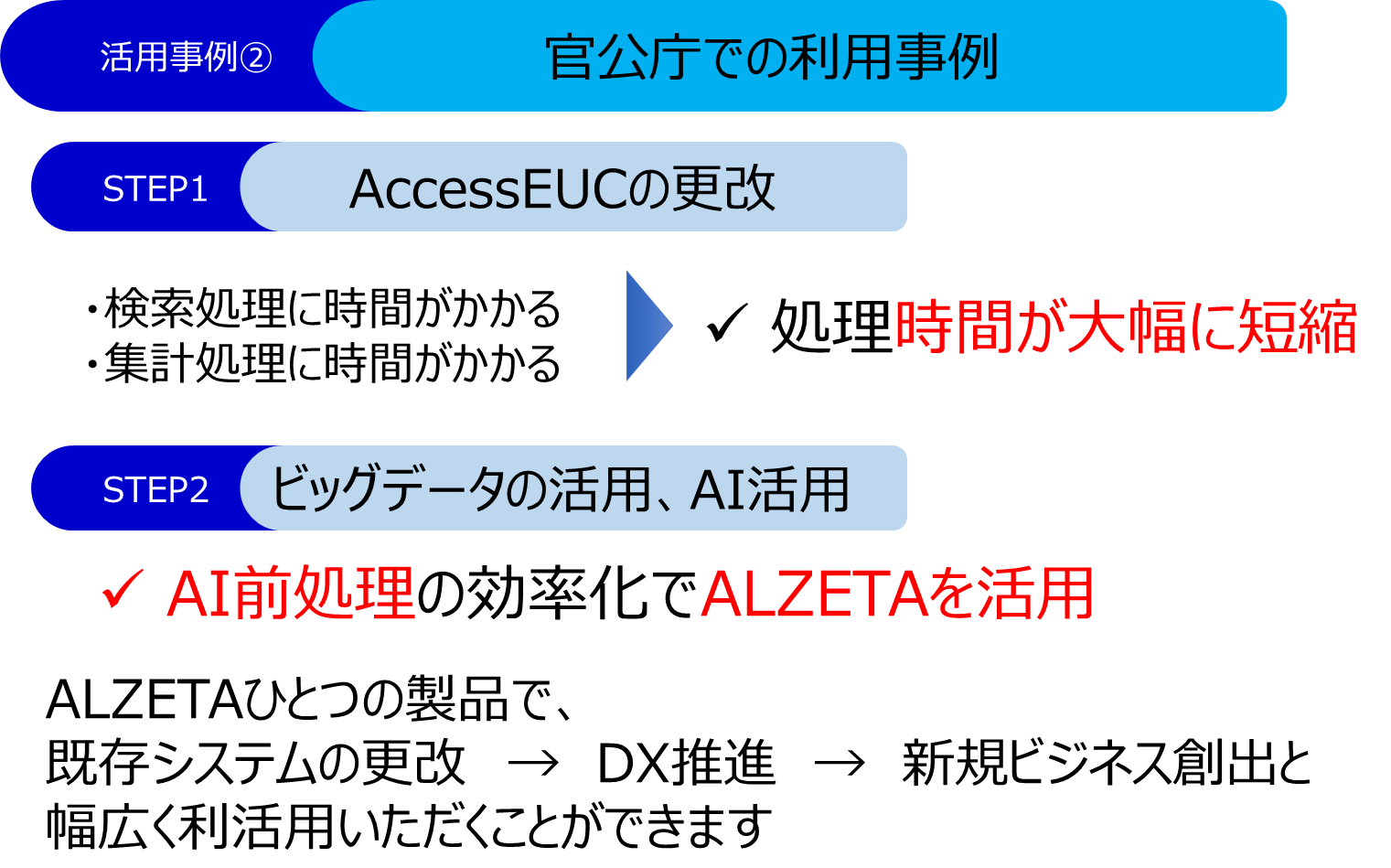 AccessEUCの更改による業務効率化の実現